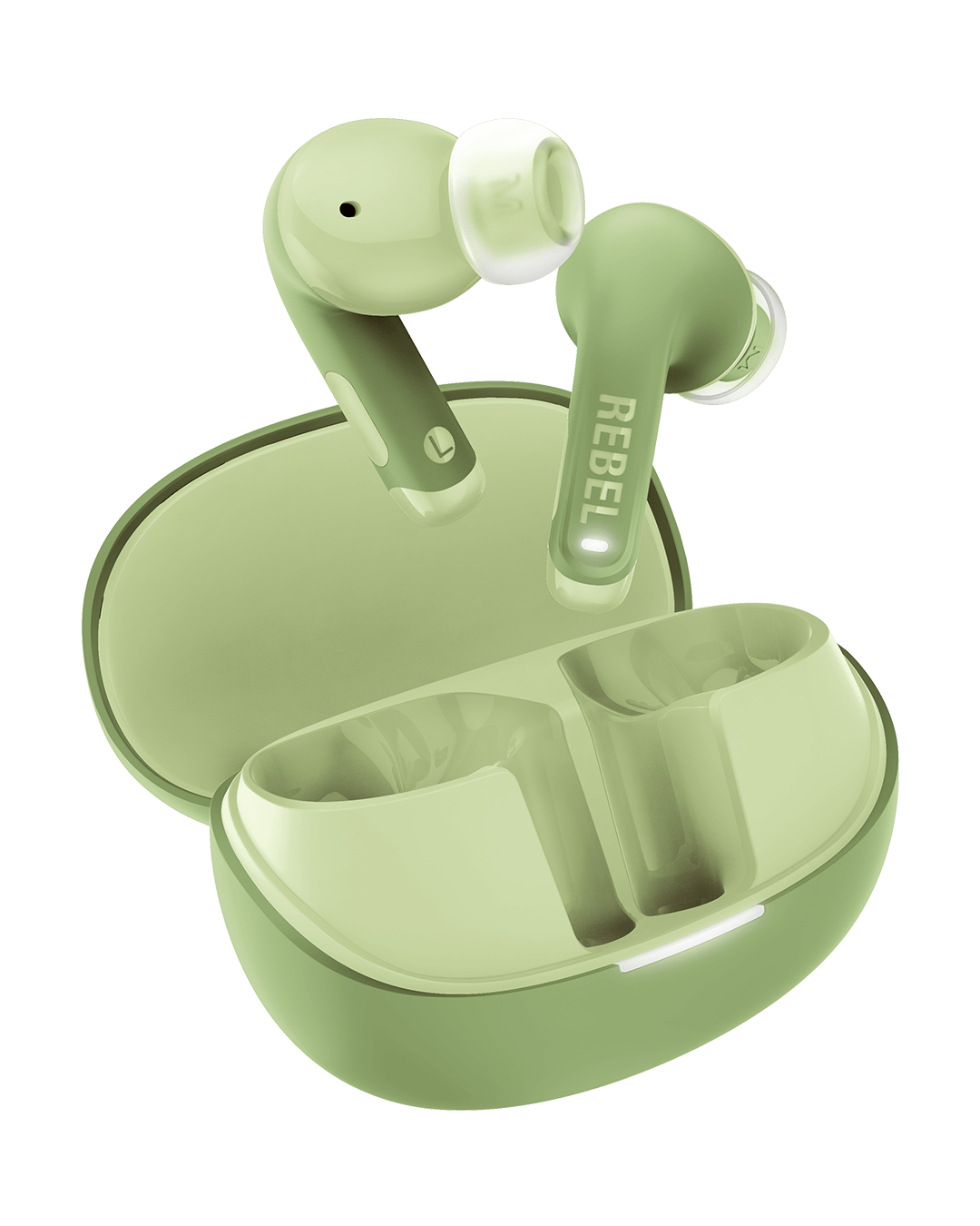 Twins Fuse 2 Fresh 'n Rebel Wild Green - True Wireless In-Ear-Kopfhörer - Aktive Geräuschunterdrückung (ANC) - Bluetooth