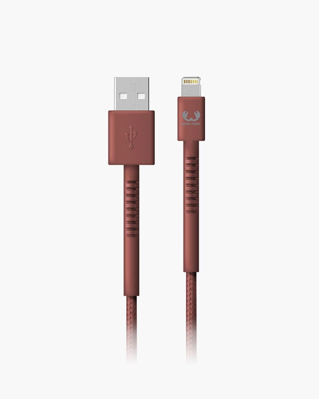 Fresh n Rebel USB to Lightning Fresh'n Rebel - Safari Red - Kabel - Voor Apple-apparaten met Lightning-aansluiting aanbieding