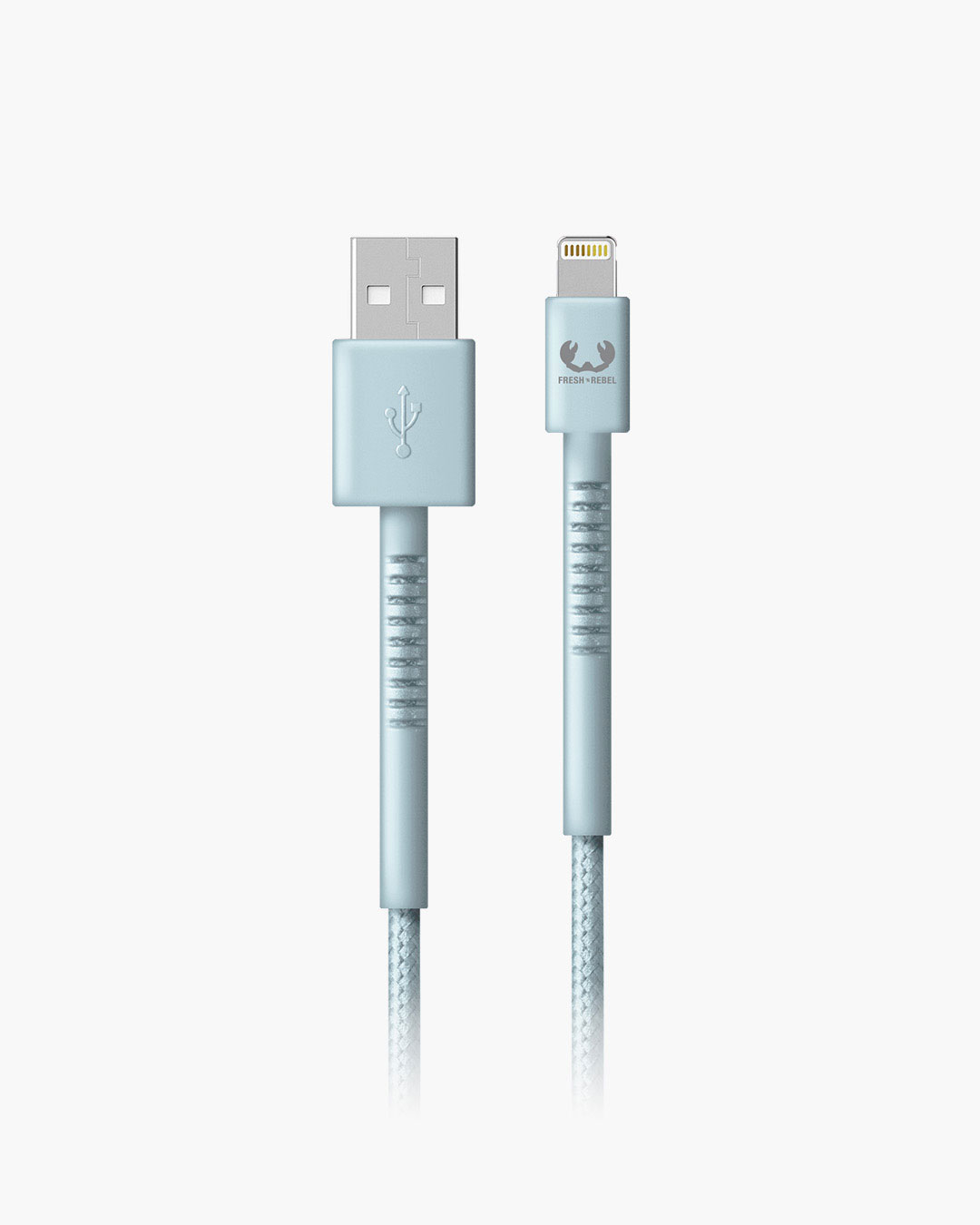USB to Lightning Fresh 'n Rebel Dusky Blue - Kabel - Für Apple-Geräte mit Lightning-Anschluss