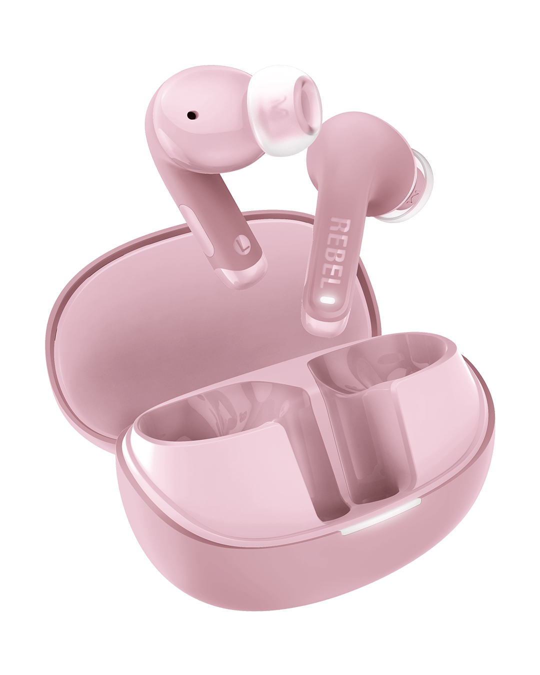 Twins Fuse 2 Fresh 'n Rebel Pastel Pink - True Wireless In-Ear-Kopfhörer - Aktive Geräuschunterdrückung (ANC) - Bluetooth